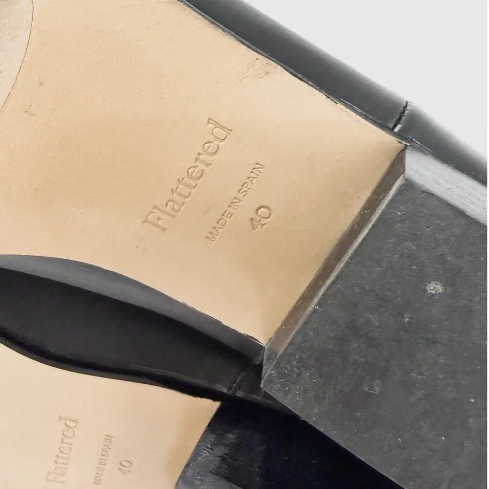 Flattered Rami Black Leather Boots - Picture 9 of 10
